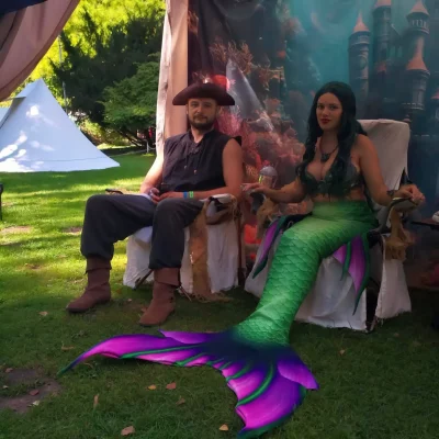 Meerjungfrau und Pirat