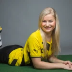 BVB-Fotoshooting mit dem Model Jessica