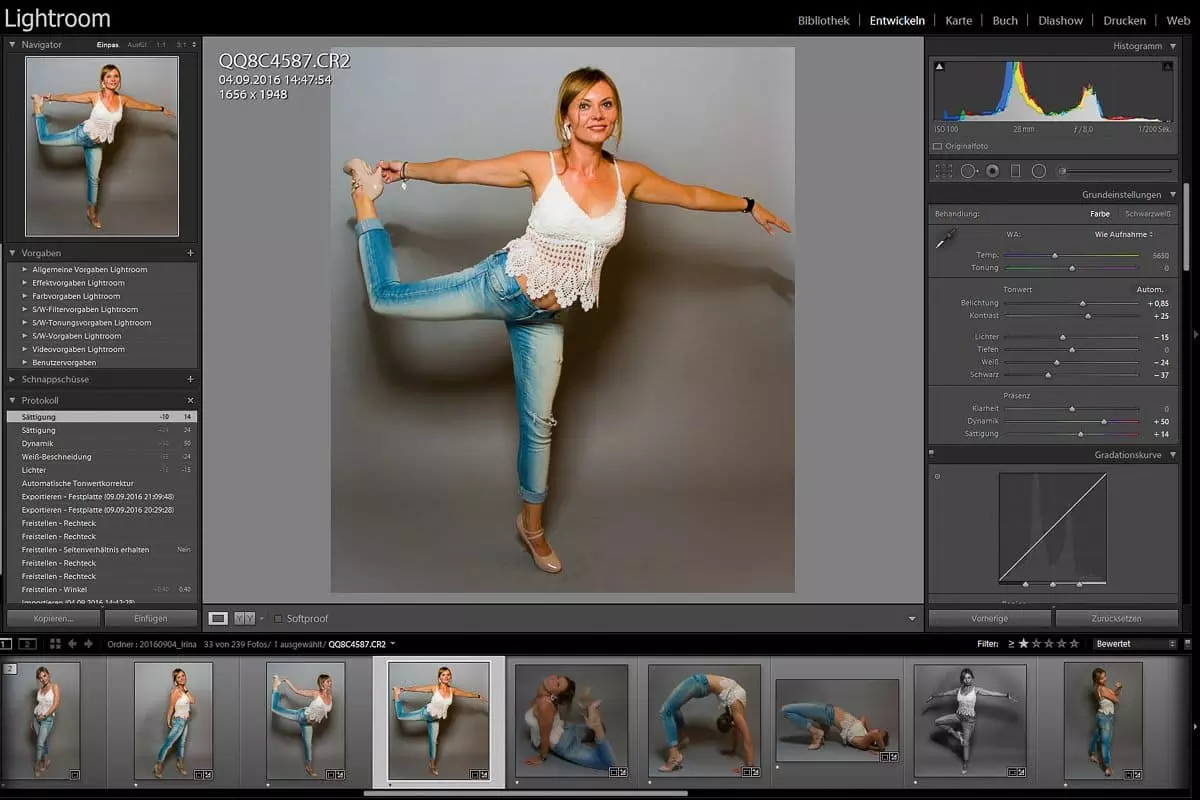 Bildbearbeitung mit Lightroom
