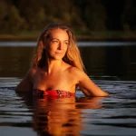Natascha im Möhnesee